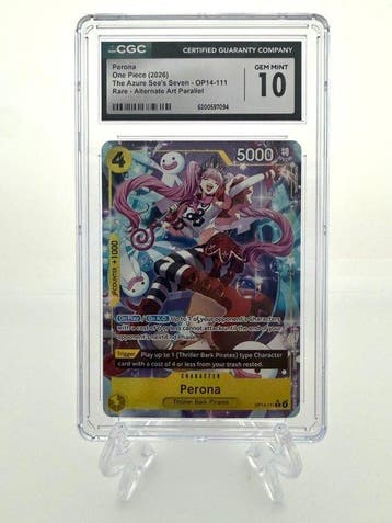 One Piece - 1 Graded card - One Piece - Perona - The Azure