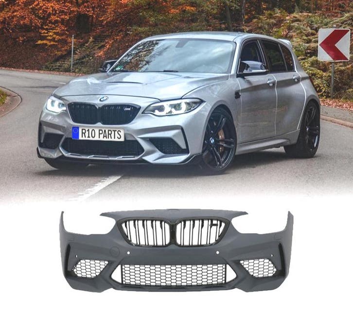 PARE-CHOCS FRONTAL BMW F20 F21 LCI 15-19 LOOK M2C COMPETTION, Auto-onderdelen, Carrosserie, Verzenden