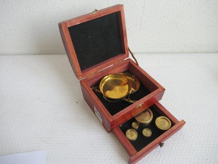 Apothekersweegschaal (2) - Messing, Antiek en Kunst, Curiosa en Brocante