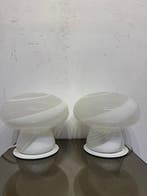 Lampe de table (2) - Verre - Champignon