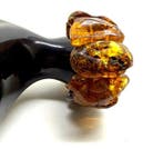 Natuurlijke Baltische barnsteen brede manchetarmband 78,72 g