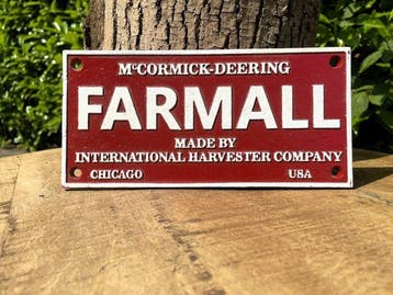 Wall sign - Farmall - Reclamebord - Gietijzer