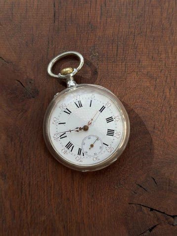 GURZELEN Pocket Watch – Louis Brandt & Frère – Silver Case -