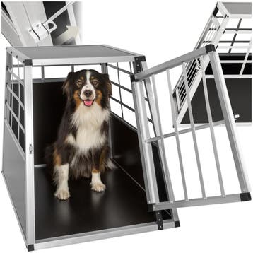 Hondenbench single met rechte achterwand - 65 x 90 x 69,5 cm, Dieren en Toebehoren, Verzenden, Nieuw