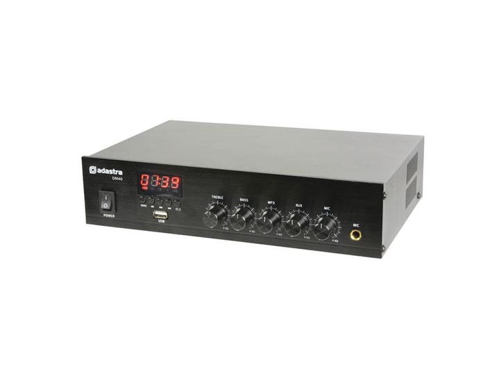 Adastra DM40 100v Versterker Met Bluetooth En USB/FM Radio, Muziek en Instrumenten, Microfoons