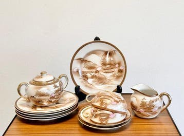 Mount FujI Nihon • Rare Vintage - Set theekopjes (11) -