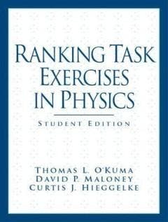 Ranking Task Exercises in Physics 9780131448513 OKuma T, Boeken, Verzenden, Gelezen, O'Kuma T