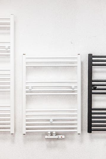 80x60 cm - 547 Watt - Oppio Handdoekradiator - Wit (RAL, Ophalen of Verzenden