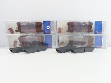 Roco H0 - 66750B/66750D/uit set 61408 - Wagon de