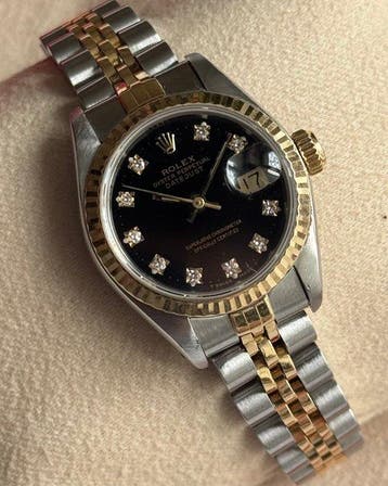 Rolex - Datejust - Black Factory Diamond Dial - 69173 -, Nieuw