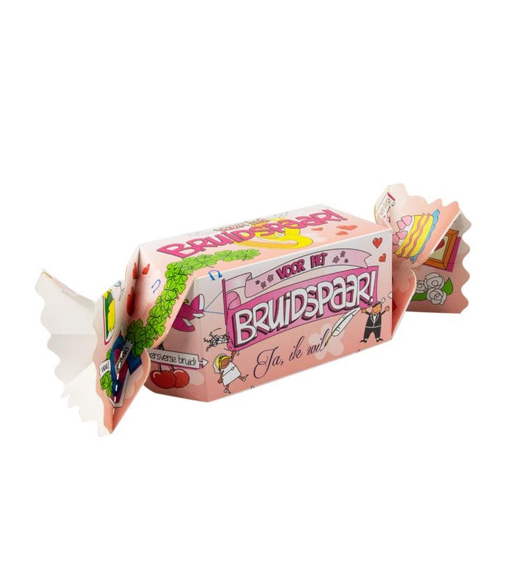 Geschenkdoosje Bruidspaar 26cm, Hobby en Vrije tijd, Feestartikelen, Nieuw, Verzenden