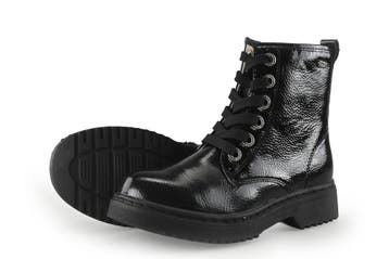 Barbarella Veterboots Meisjes in maat 33 Zwart, Verzenden, Schoenen