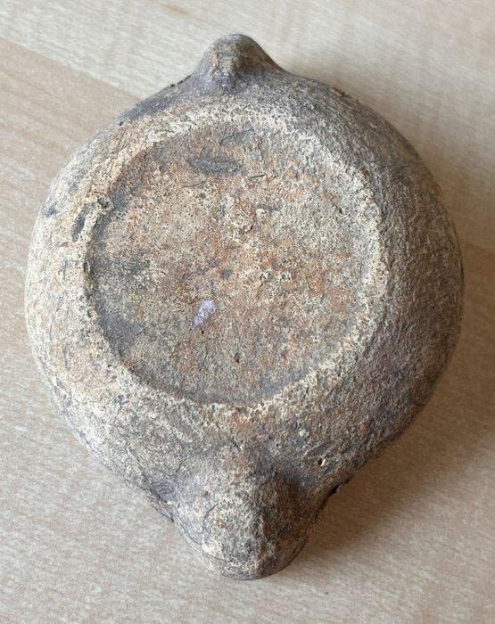 Oud-Romeins, Keizerrijk Terracotta olielamp (Zonder, Verzamelen, Mineralen en Fossielen