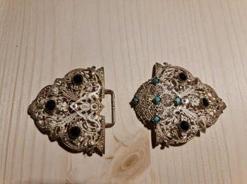 riemgesp - Zilver - Mogelijk Rusland/Balkanregio - Begin 20e, Antiek en Kunst