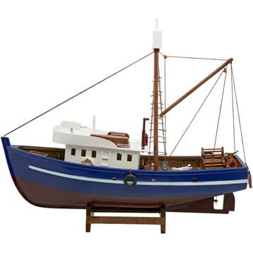 Model Vissersboot 44cm Blauw, Ophalen of Verzenden, Nieuw