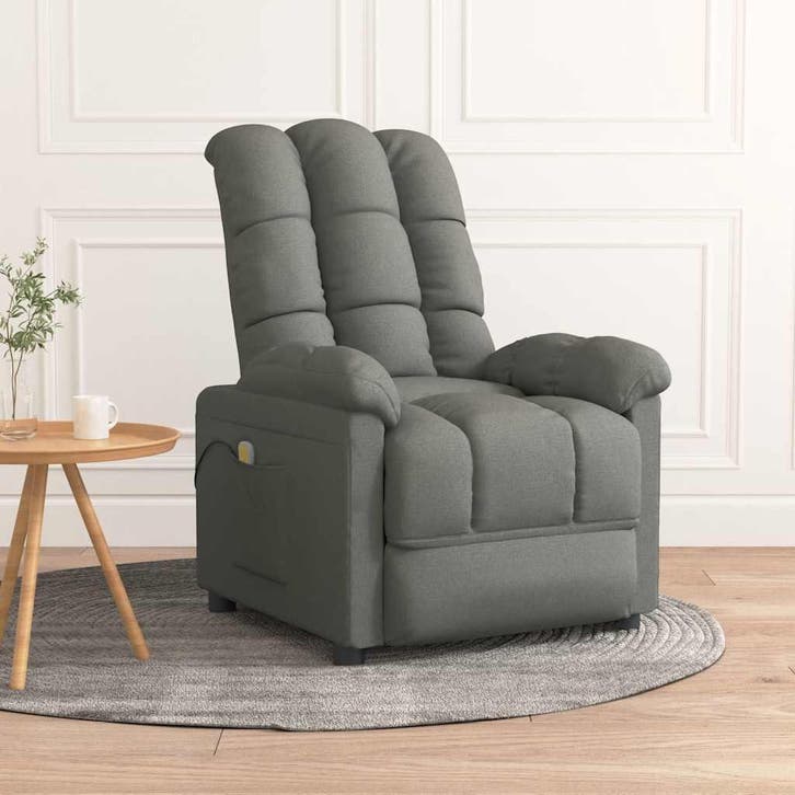 Massagefauteuil donkergrijs | -61% Retour deal (Overige), Maison & Meubles, Canapés | Salons, Envoi