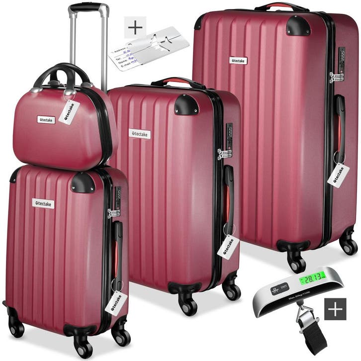 Cleo-set harde koffers met TSA-slot en kofferweegschaal, Bijoux, Sacs & Beauté, Beauté | Cosmétiques & Maquillage, Envoi