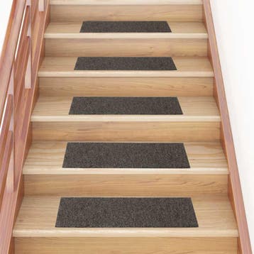 vidaXL Trapmatten Zelfklevend 30 stuks 76x20 cm Antraciet, Verzenden