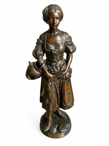Fabrication Française - A.J. Scotte (1867-1925) - Beeldje,, Antiek en Kunst
