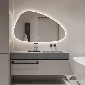 AKTIE - FENOME Badkamerspiegel LED verlichting Ovaal touche, Verzenden, Nieuw