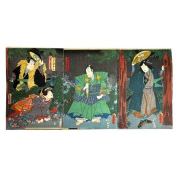 Yumemusubu Ch ni Tori Oi () - Utagawa Toyokuni III