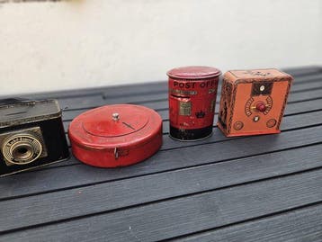 Spaarpot (5) - Metaal - Mooie spaarpotten vintage
