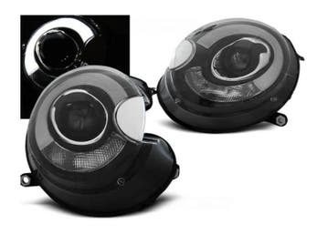 Tube Light koplampen Black geschikt voor Mini Cooper R56, Auto-onderdelen, Verzenden, Nieuw, Mini