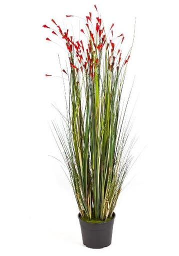 Kunstplant Coral Gras Rood 120 cm, Verzenden