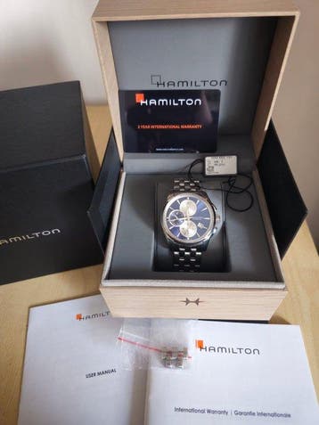 Hamilton - Jazzmaster Auto Chrono - H32596141 - Homme -, Nieuw