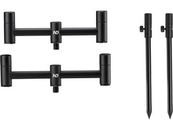 Veiling - New Direction Tackle Aluminium 2 hengel Buzz bars, Watersport en Boten, Hengelsport | Karpervissen, Nieuw