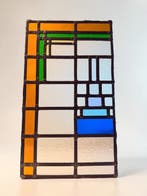 Art Deco Glas-in-loodraam - 1920-1930 - 42x25 cm