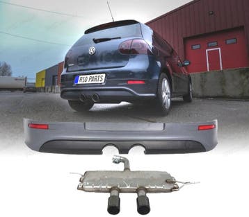 DIFFUSEUR ARRIÈRE VOLKSWAGEN VW GOLF 5 03-08 LOOK R32 + LIGN, Verzenden