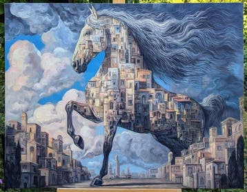 Wilhem von Kalisz - The Pure Clarity of a Waking Dream (100%, Antiek en Kunst, Kunst | Schilderijen | Modern