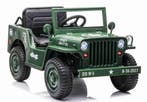 Jeep Army, Willys jeep, 4wd, eva, leder, BlueTooth, 2.4ghz, Verzenden, Nieuw