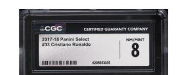 2017 Panini Cristiano Ronaldo #133 - CGC 8 - 1 Graded card