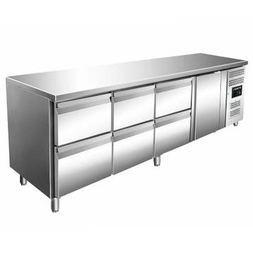 Koelwerkbank | KYLJA | 503L | 1 Deur + 6 Laden (1/1 GN) |, Verzenden, Nieuw in verpakking