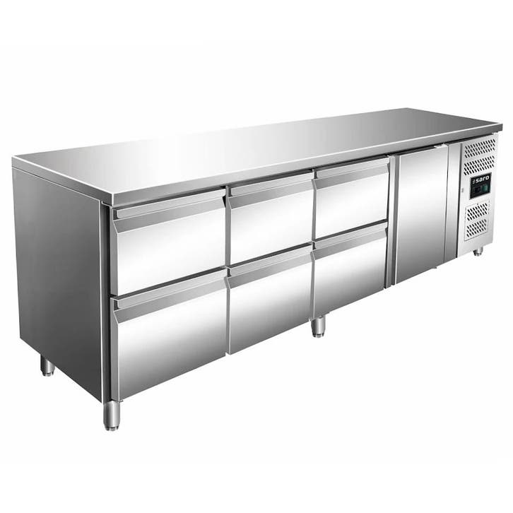Koelwerkbank | KYLJA | 503L | 1 Deur + 6 Laden (1/1 GN) |, Zakelijke goederen, Horeca | Keukenapparatuur, Nieuw in verpakking