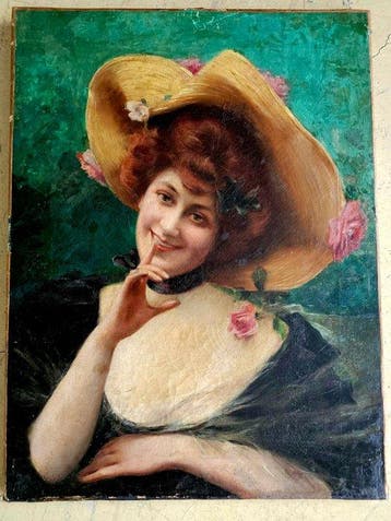Emile Vernon (1872-1920), Attribuito a - Ritratto, Antiek en Kunst
