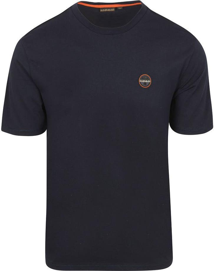 Napapijri Badge T-shirt Navy maat Maat 52/54 (L) Heren, Kleding | Heren, T-shirts, Blauw, Nieuw, Maat 52/54 (L), Verzenden