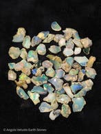 100,5 ct - 63× natuurlijke edele ruwe Ethiopische opalen,, Collections