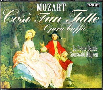 Mozart / La Petite Bande, Sigiswald Kuijken - Così Fan Tutte, Verzenden