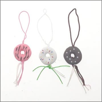3x hanger Donut (Gelukspoppetjes, Sierlint en Decoratie), Verzenden