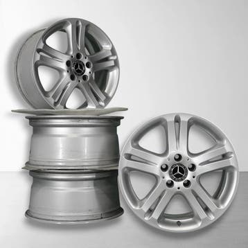 Mercedes S klasse W221 17 inch originele velgen A2214010702, Ophalen of Verzenden, Gebruikt