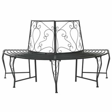 vidaXL Boom Bank 4-Aantal zitplaatsen 160 x 80 x 89 cm Staal, Verzenden