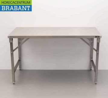 HCB RVS Inklapbare Werktafel Tafel 150 x 70 x 85 cm Horeca, Zakelijke goederen, Ophalen of Verzenden, Nieuw in verpakking