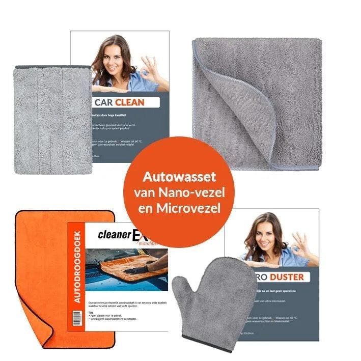 Autowasset van Nano-vezel en microvezel, Huis en Inrichting, Schoonmaakartikelen, Ophalen of Verzenden