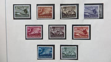 Luxembourg 1944/2000 - Collection dans deux albums Lindner, Gestempeld
