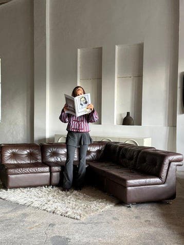 Laauser - Zitgroep (5) - Leder - Modulair fauteuil / bank