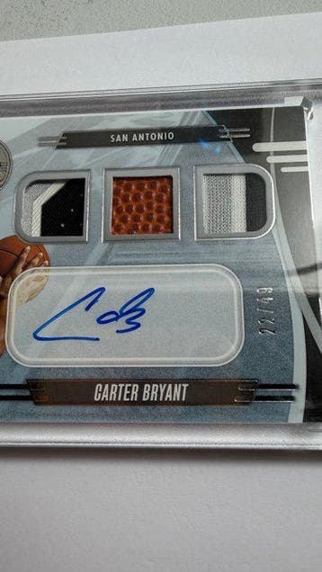 Panini - Tools of the Trade - Carter Bryant - Triple patch, Verzamelen, Nieuw