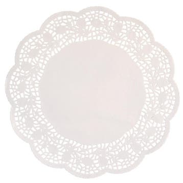 Witte Placemat Papier 30cm 12st, Verzenden